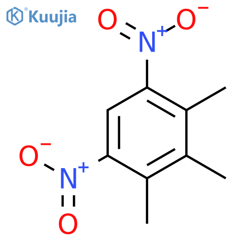 Benzene, 2,3,4-trimethyl-1,5-dinitro- structure