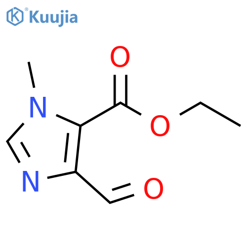 ethyl 4-formyl-1-methyl-1H-imidazole-5-carboxylate structure