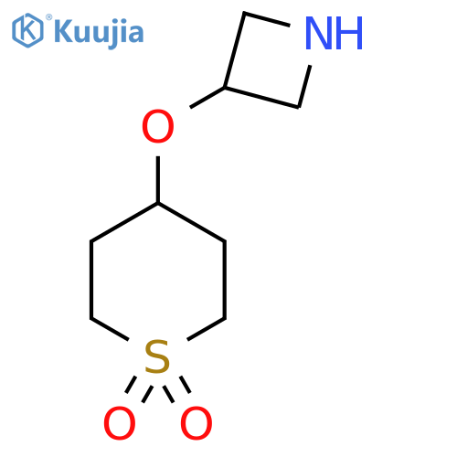 4-(azetidin-3-yloxy)-1lambda6-thiane-1,1-dione structure