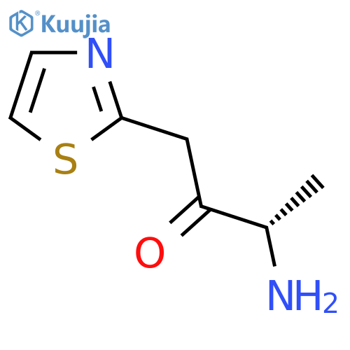 (3S)-3-amino-1-(1,3-thiazol-2-yl)butan-2-one structure