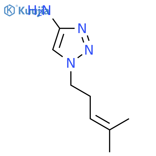 1-(4-methylpent-3-en-1-yl)-1H-1,2,3-triazol-4-amine structure