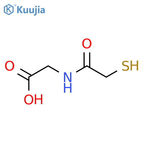 N-(mercaptoacetyl)glycine structure