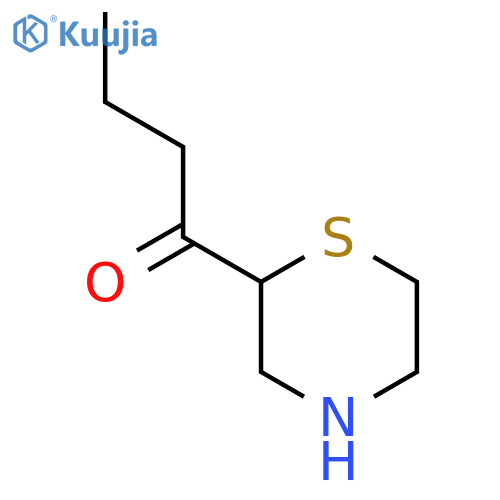 1-(Thiomorpholin-2-yl)butan-1-one structure