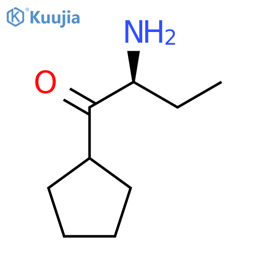 (2S)-2-amino-1-cyclopentylbutan-1-one structure