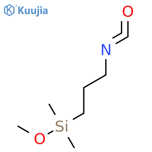 Silane, (3-isocyanatopropyl)methoxydimethyl- structure