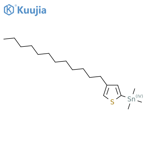2-Trimethylstannyl-4-dodecylthiophene structure
