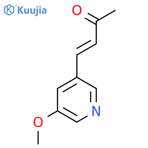 4-(5-methoxypyridin-3-yl)but-3-en-2-one structure