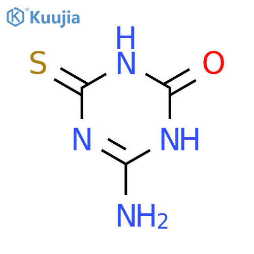 4-Amino-6-mercapto-1,3,5-triazin-2(5H)-one structure