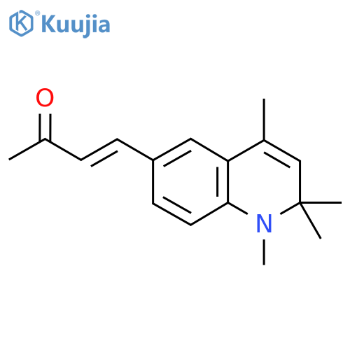 4-(1,2,2,4-Tetramethyl-1,2-dihydroquinolin-6-yl)but-3-en-2-one structure