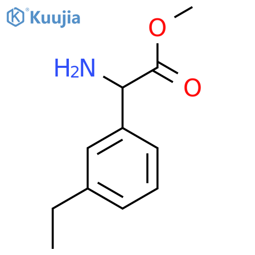 methyl 2-amino-2-(3-ethylphenyl)acetate structure