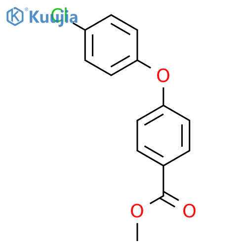 Methyl 4-(4-chlorophenoxy)benzoate structure