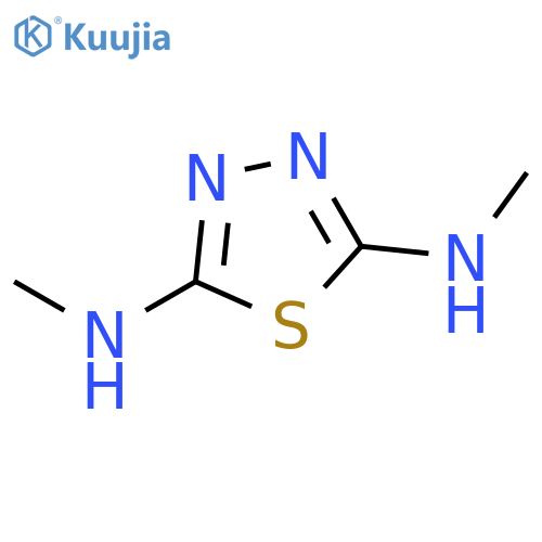 1,3,4-Thiadiazole-2,5-diamine,N2,N5-dimethyl- structure