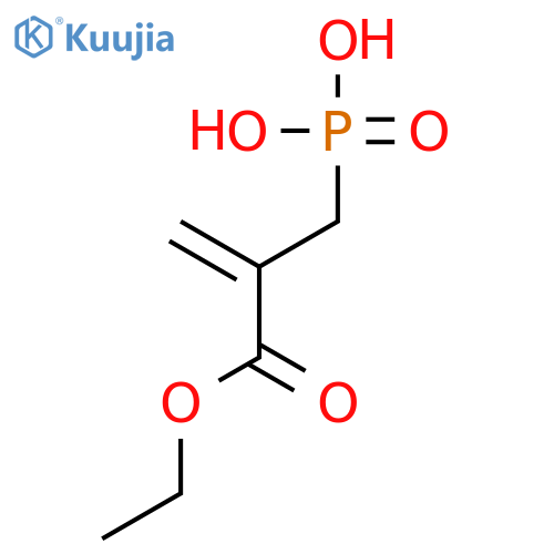 2-Propenoic acid, 2-(phosphonomethyl)-, 1-ethyl ester structure