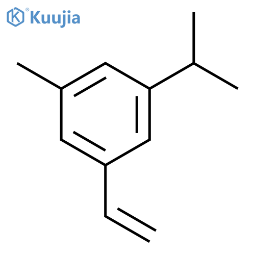 Benzene, 1-ethenyl-3-methyl-5-(1-methylethyl)- (9CI) structure
