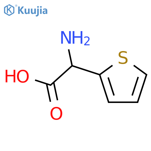 2-amino-2-(thiophen-2-yl)acetic acid structure