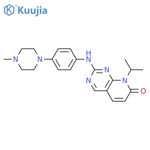 8-Isopropyl-2-[4-(4-methyl-1-piperazinyl)phenylamino]pyrido[2,3-d]pyrimidin-7(8H)-one structure