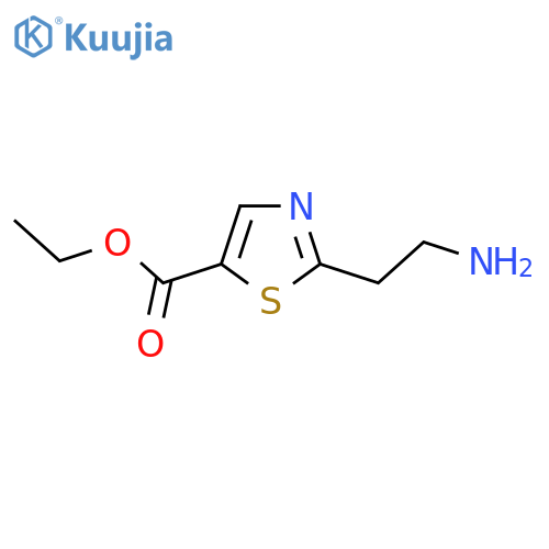Ethyl 2-(2-aminoethyl)-1,3-thiazole-5-carboxylate structure