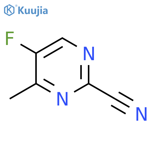 5-Fluoro-4-methylpyrimidine-2-carbonitrile structure