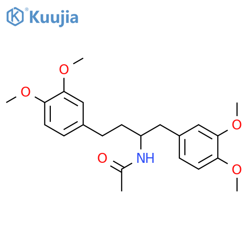 1,4-Bis(3,4-dihydroxyphenyl)-2-butylamine; (ξ)-form, Tetra-Me ether, N-Ac structure