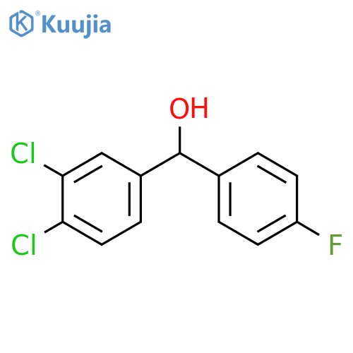 (3,4-dichlorophenyl)(4-fluorophenyl)methanol structure