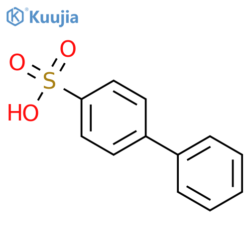 4-Biphenylsulfonic acid structure