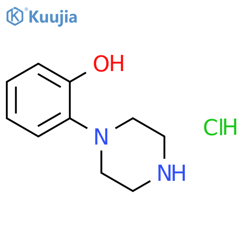 2-piperazin-1-ylphenol;hydrochloride structure