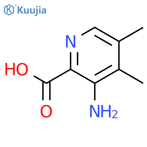 2-Pyridinecarboxylicacid, 3-amino-4,5-dimethyl- structure