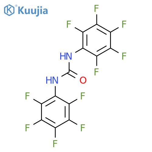 Urea,N,N'-bis(2,3,4,5,6-pentafluorophenyl)- structure