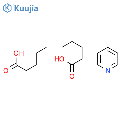 Pentanoic acid, compd. with pyridine (2:1) structure