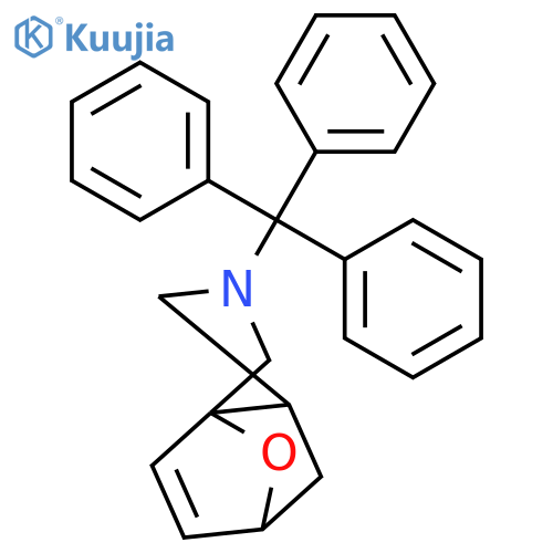 3a,6-Epoxy-3aH-isoindole, 1,2,3,6,7,7a-hexahydro-2-(triphenylmethyl)- structure