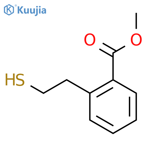 methyl 2-(2-sulfanylethyl)benzoate structure