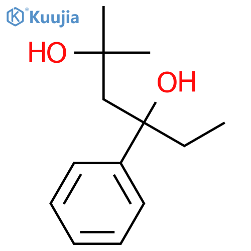 2-methyl-4-phenylhexane-2,4-diol structure