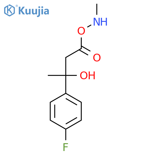 Aethyl-3-(p-fluorphenyl)-3-hydroxybutyrat structure