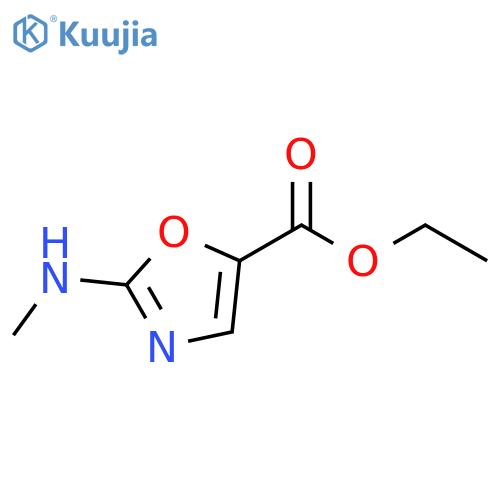 ethyl 2-(methylamino)-1,3-oxazole-5-carboxylate structure