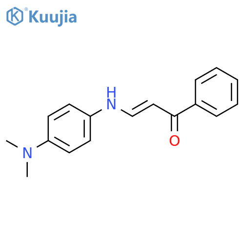 2-Propen-1-one, 3-[[4-(dimethylamino)phenyl]amino]-1-phenyl- structure