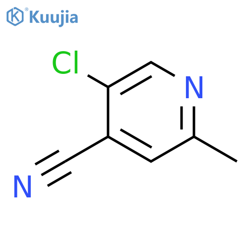 5-chloro-2-methylpyridine-4-carbonitrile structure