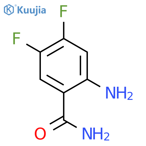 2-amino-4,5-difluorobenzamide structure