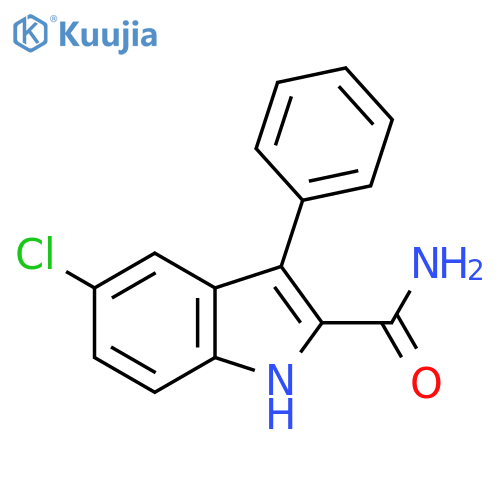 1H-Indole-2-carboxamide, 5-chloro-3-phenyl- structure