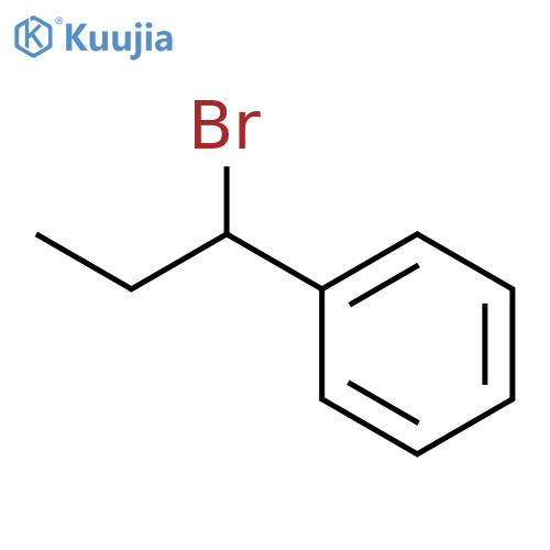 (1-Bromopropyl)benzene structure