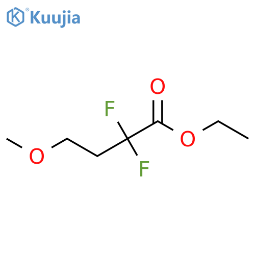Ethyl 2,2-difluoro-4-methoxybutanoate structure