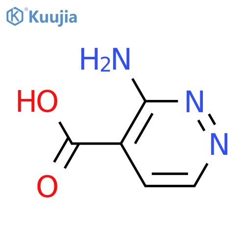 3-aminopyridazine-4-carboxylic acid structure