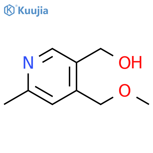 4-(methoxymethyl)-6-methyl-3-Pyridinemethanol structure
