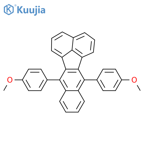 Benzo[k]fluoranthene, 7,12-bis(4-methoxyphenyl)- structure