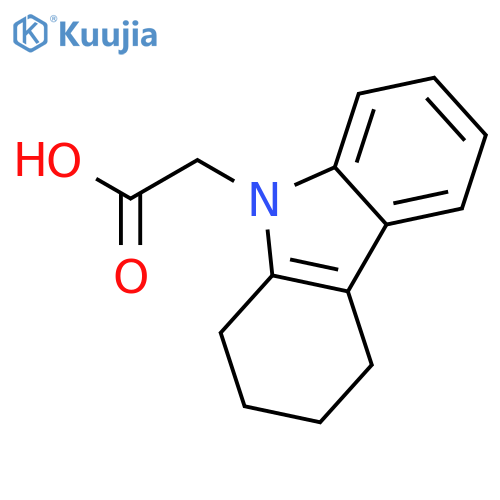 1,2,3,4-Tetrahydro-9H-carbazol-9-ylacetic acid structure