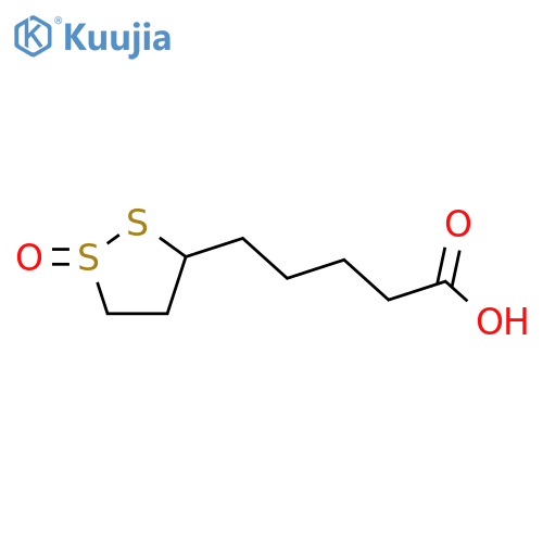 1,​2-​Dithiolane-​3-​pentanoic acid, 1-​oxide, (1R)​- structure