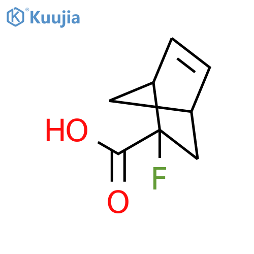 Bicyclo[2.2.1]hept-5-ene-2-carboxylicacid, 2-fluoro-, (1R,2R,4R)- structure