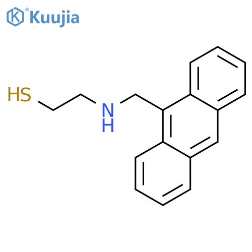 Ethanethiol, 2-[(9-anthracenylmethyl)amino]- structure