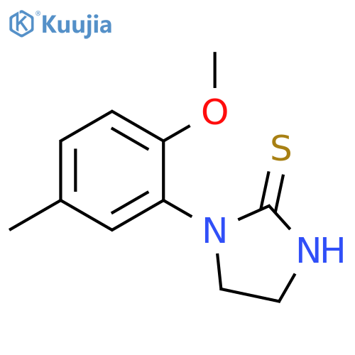 2-IMIDAZOLIDINETHIONE, 1-(2-METHOXY-5-METHYLPHENYL)- structure