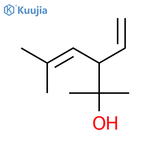 3-ethenyl-2,5-dimethylhex-4-en-2-ol structure