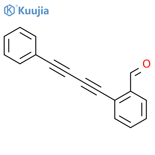 2-(phenylbuta-1,3-diyn-1-yl)benzaldehyde structure
